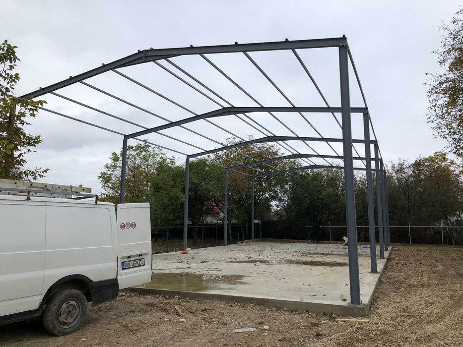 Vand hala metalica structura