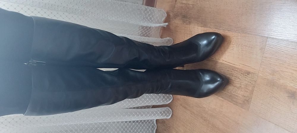 Сапоги , кожа, Италия