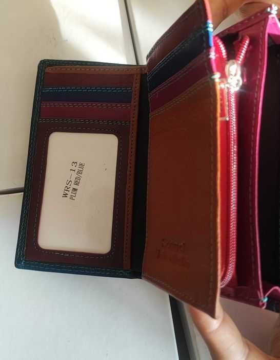 Дамско портмоне класик от естествена кожа