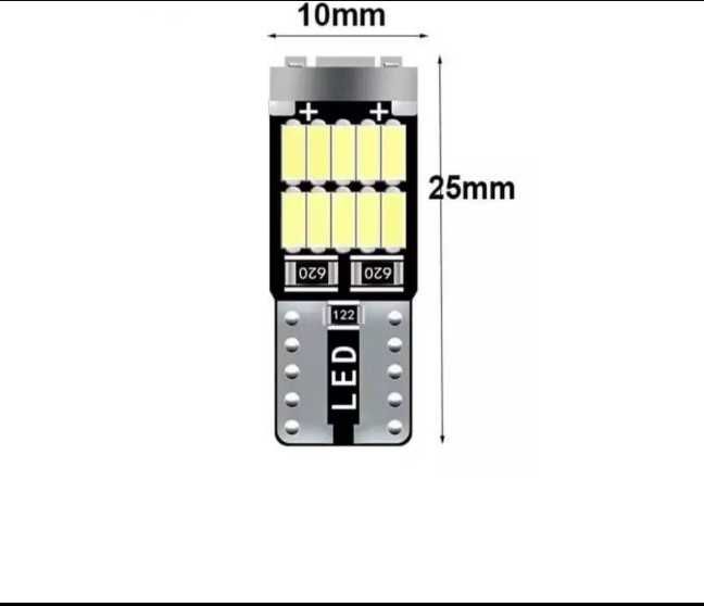 Led габарити T10 W5W за вашия автомобил