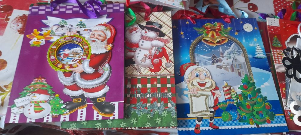 Новогодние пакеты 3 д