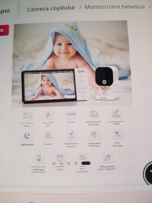 Vand baby monitor camera video
