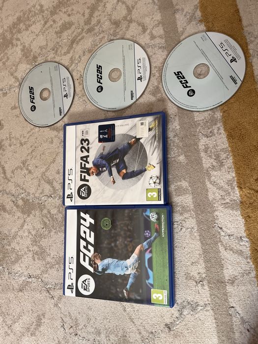 FIFA25, FIFA24, FIFA23 диски для ps5