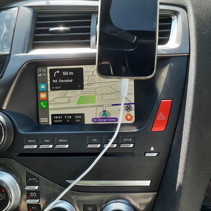 Nac navigatie Peugeot Citroen C5 DS5 cu Android auto