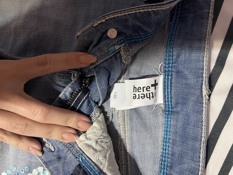 Pantaloni scurti denim fetite 11/12 ani