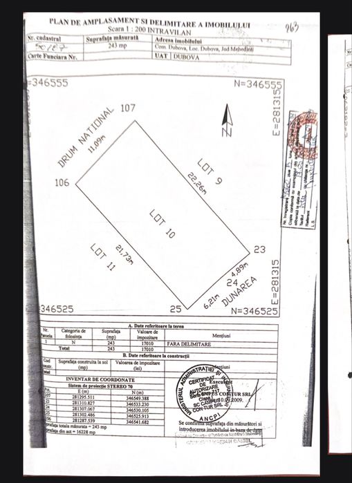 Vand teren Dubova 500 mp