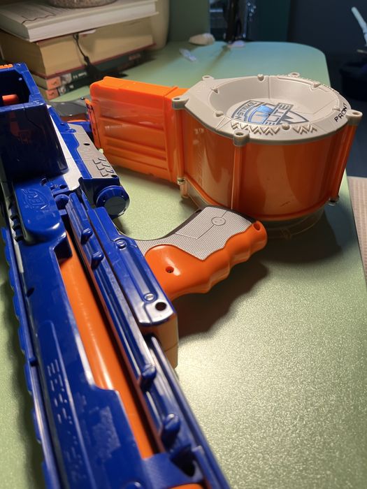 Игрушка «элитная NERF 98697F01 Rampage N-Strike» нёрф, нерф