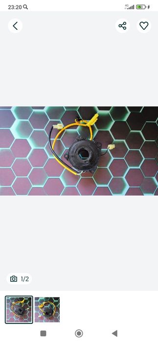 Родной Руль на Шевроле Спарк со шлейфом подушки безопасности.