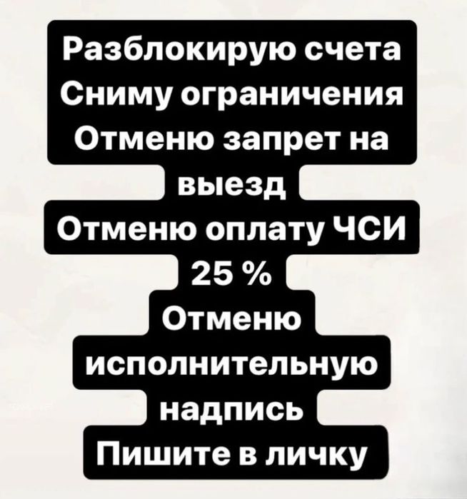 Снятие ареста , график