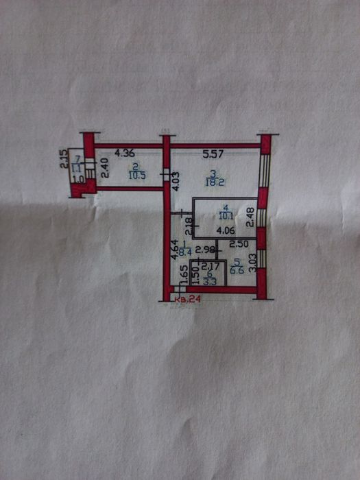 Продам 3х комн.квартира
