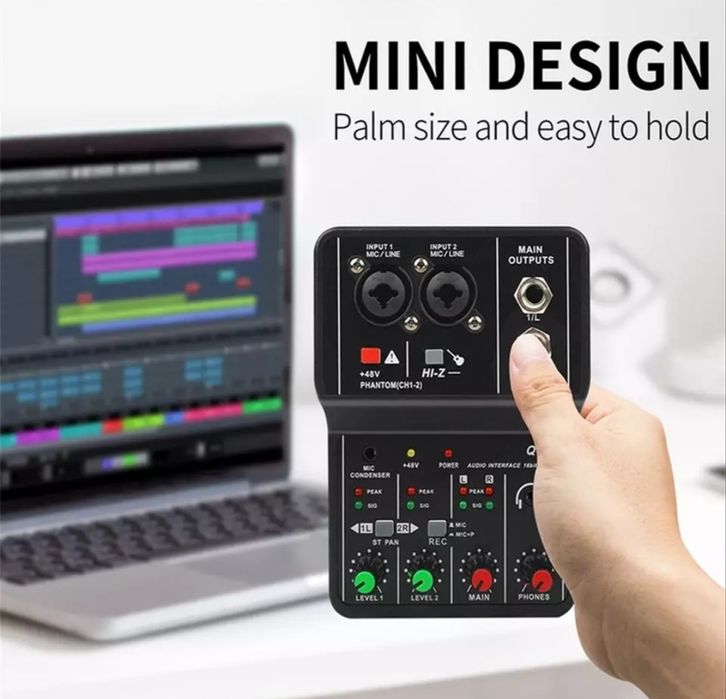 Q12 аудио интерфейс USB звуковая карта