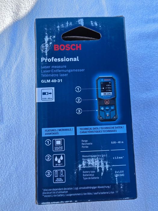 Telemetru cu laser Bosch Profesional GLM 40-31