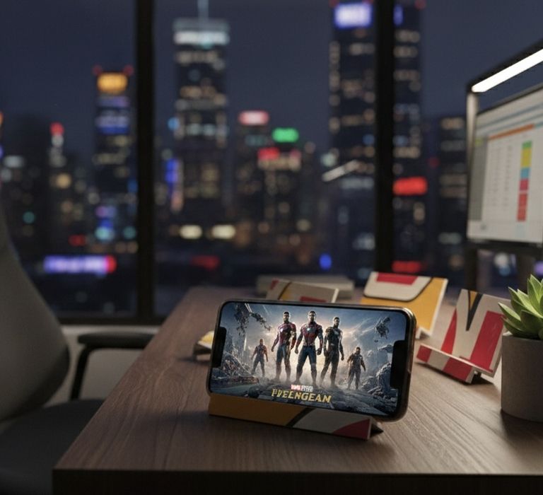 Подставка для телефона ручной работы!