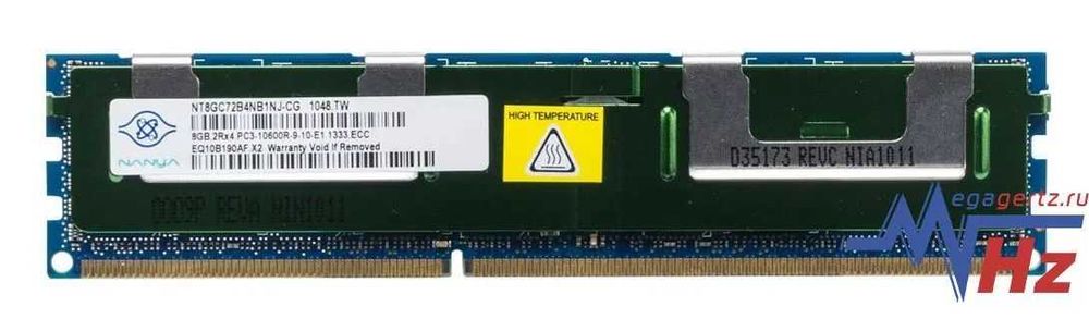 Серверная память HP 4GB 1333MHZ PC3-10600 ECC