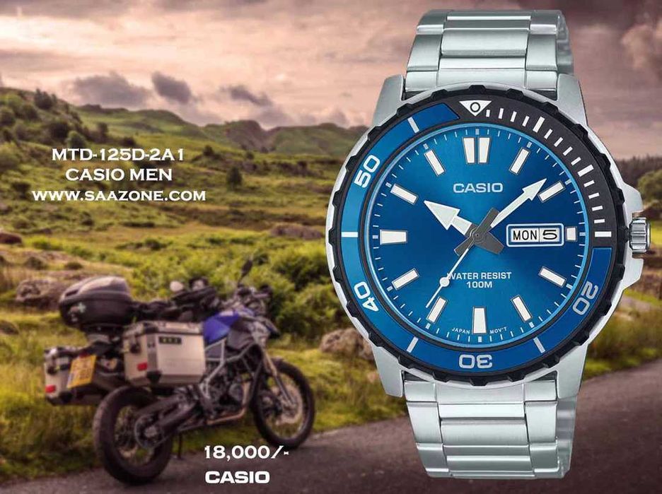 Оригинальные часы Casio Collection Blue Dial  !!!