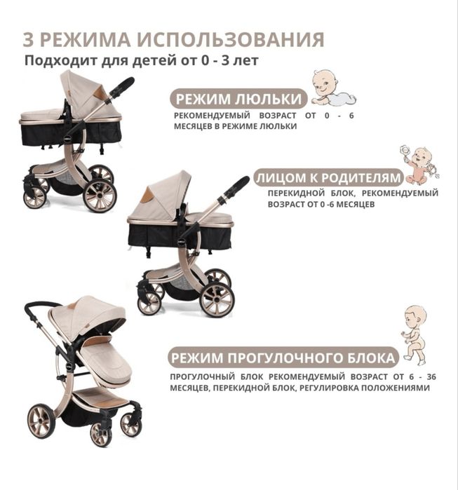 Продам коляску Aimile универсальная