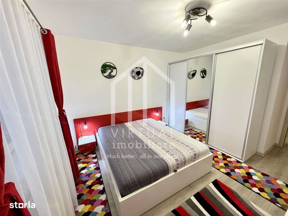 Apartament 2 camere, mobilat modern, etaj 1/4