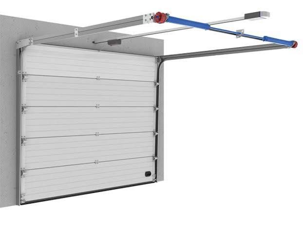 Ușa garaj sectionala 5/2.5 m cu automatizare BFT