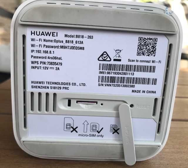 Router SIM HUAWEI CPE B818-263 LTE 4G, Dual Band