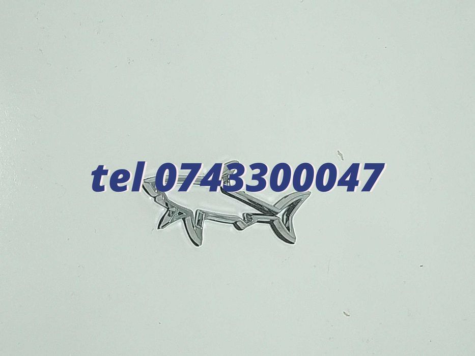 ornament emblema auto rechin 254 abs pentru portbagaj aripa
