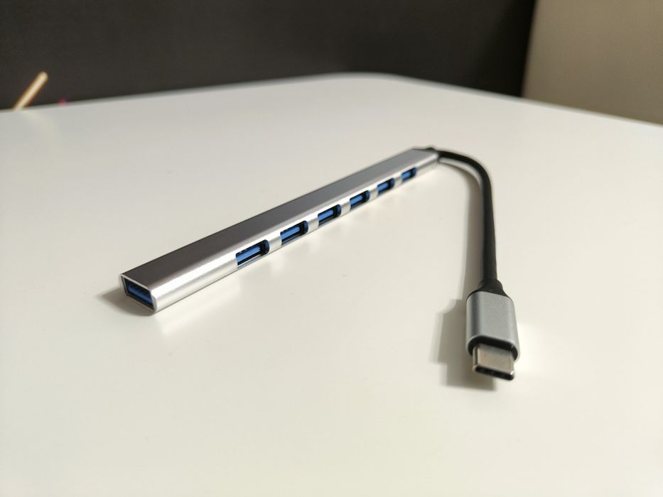 Adaptor Tip C la USB Multi Port 7in1 HUB USB Tip C