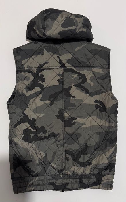 Vestă Dolce & Gabbana camuflaj cu glugă / geacă fără mâneci