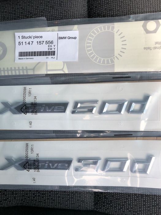 Stiker/Emblema/Logo Bmw Xdrive 18 20 23 25 30 40 50d d X1 X3 X5 X6 F25
