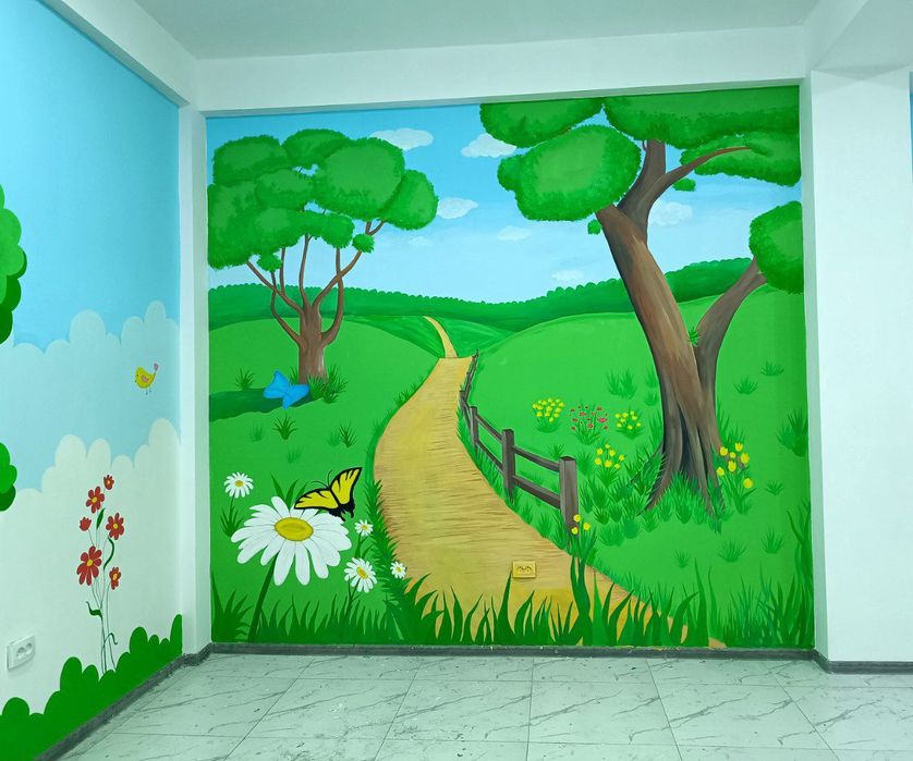 Роспись стен и интерьерние картины