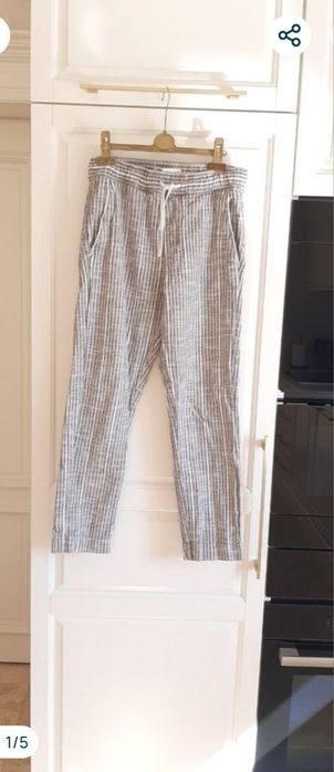 Pantaloni ZARA din in, pentru barbati/S