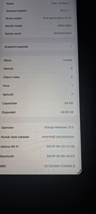 Ipad 10 - 2022 Impecabil