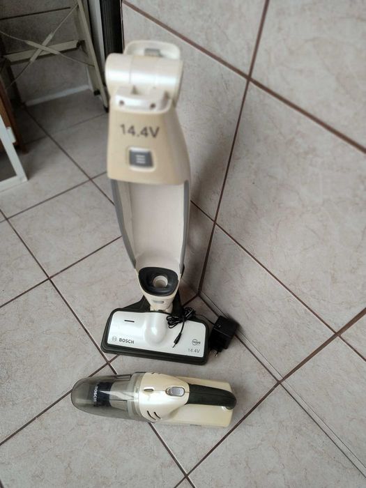 BOSCH Move 2in1,aspirator cu acumulatori,14,4V,alb-crem sidefat