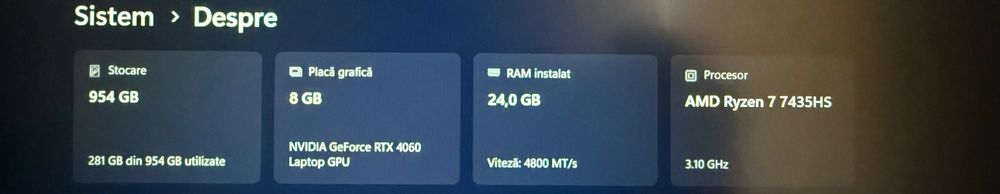 Laptop Gaming Lenovo LOQ 15ARP9 – Ryzen 7 7435HS / RTX 4060 8GB