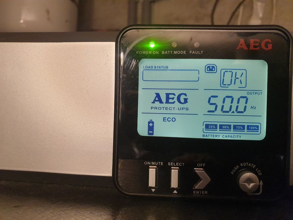 Ups aeg b1000 pro, unda pura