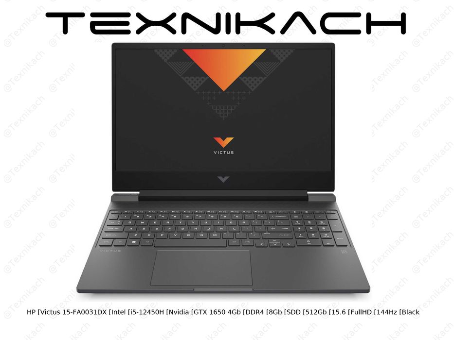 Ноутбук• HP Victus 15-FA0031DX (Intel i5-12450H + Nvidia GTX 1650 4Gb)