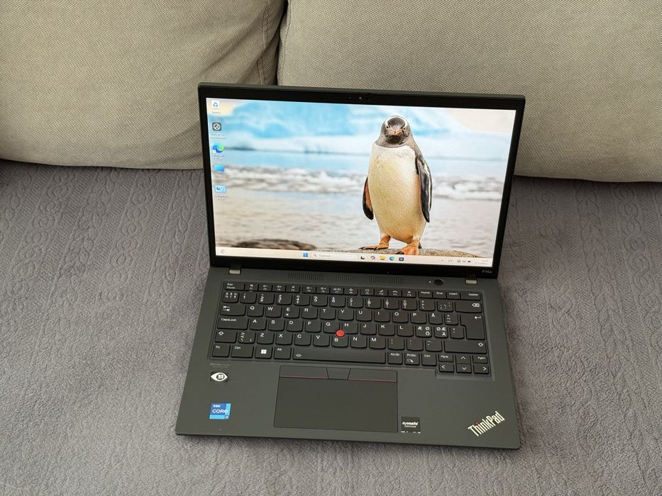 Лаптоп 14’ FHD+IPS i7-1260p Lenovo Thinkpad P14s g3 Nvidia T550 16GB DDR4 1TB SSD