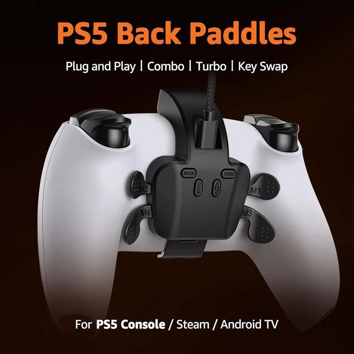 Paddles for PS5 Controller with MIC Function, Plug and Play
