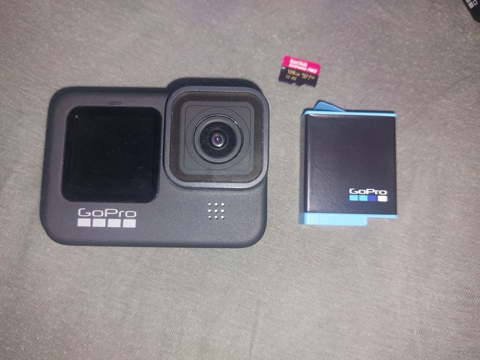 Gopro hero 9 black + card 128gb + accesorii