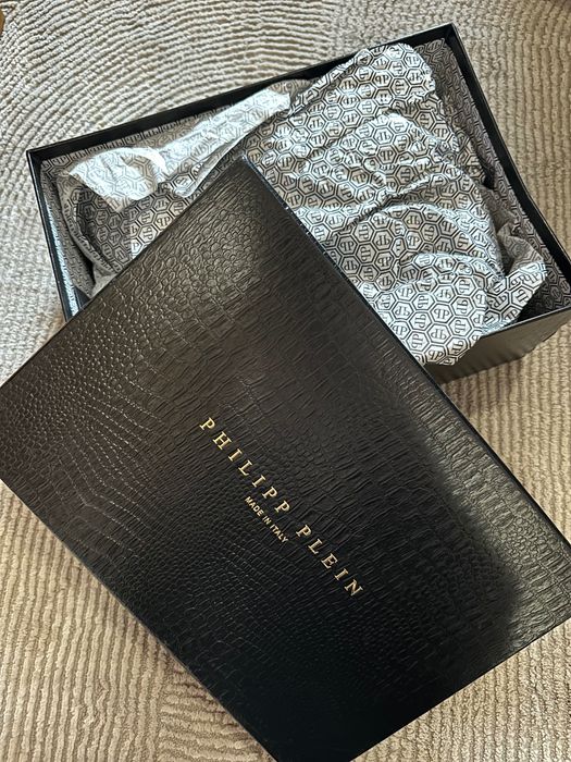 Нови оригинални обувки на висок ток Philipp Plein