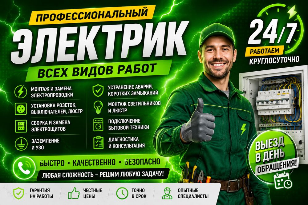 Услуги электрика