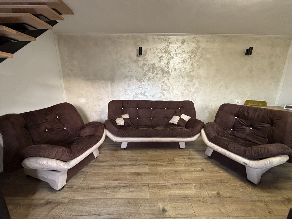 Set canapea+fotolii extensibile