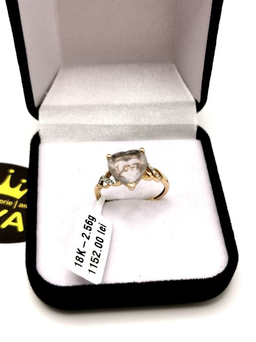 Bijuteria Royal inel din aur 18k 2.56 gr