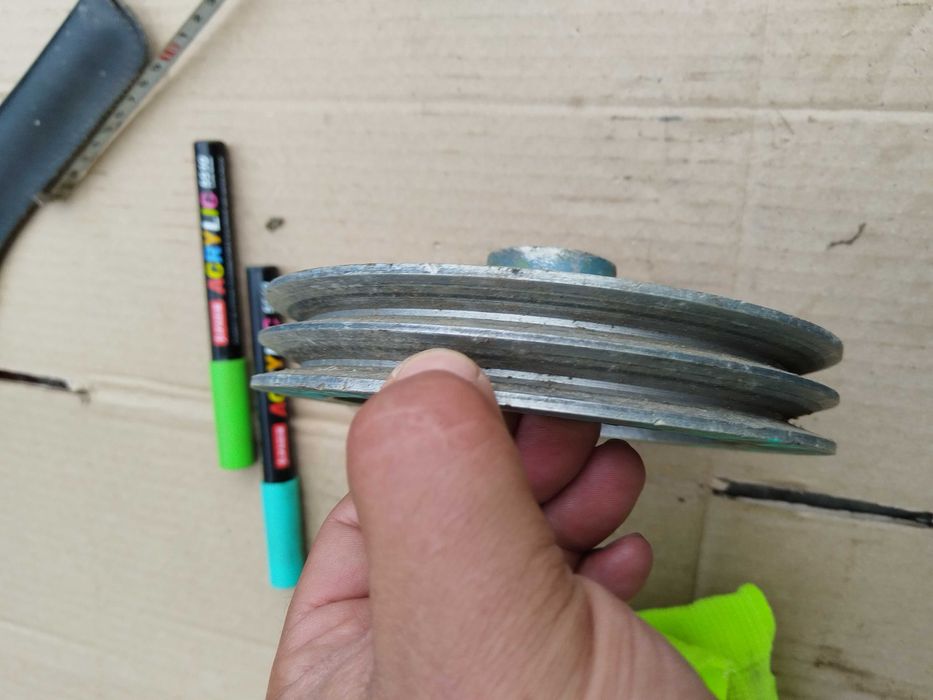 Fulie cu 2 canale de 10 mm