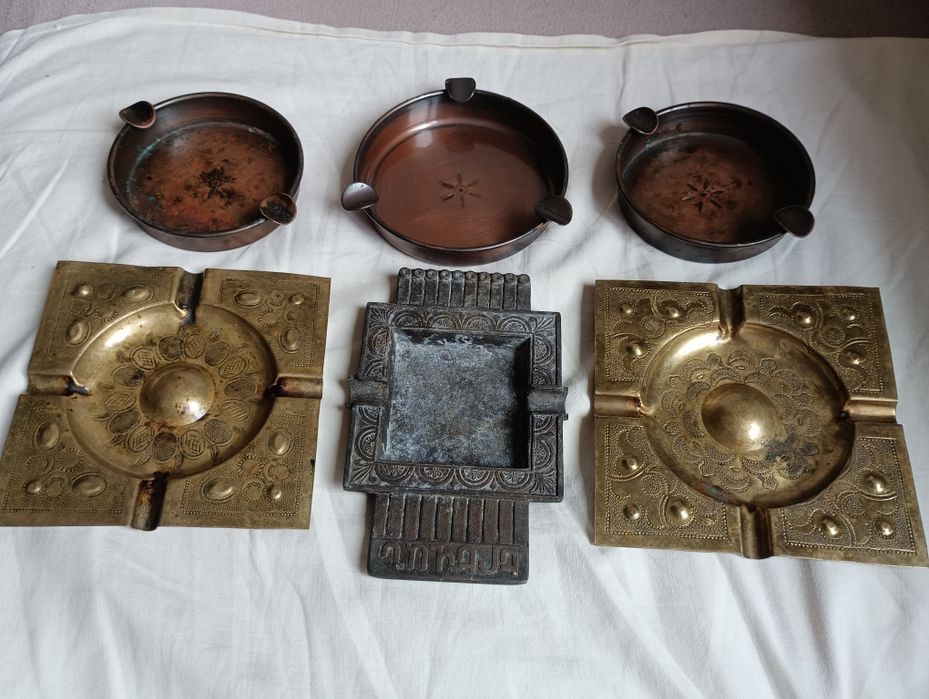 Пепелници-мед,месинг,бронз