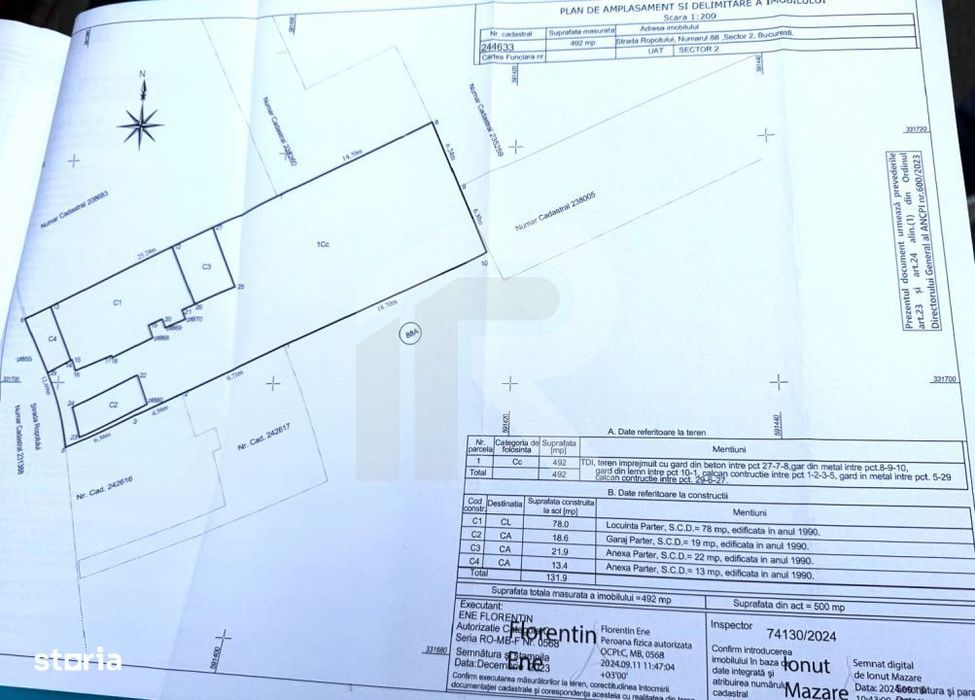 Teren 500 m , ideal constructie casa, zona Andronache