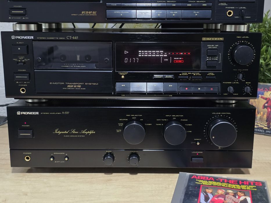 Linie audio PIONEER, amplificator, deck, tuner,cd player, hifi sistem