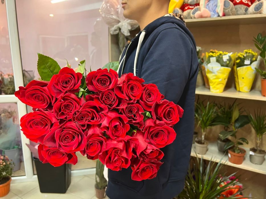 Свежие розы в наличии