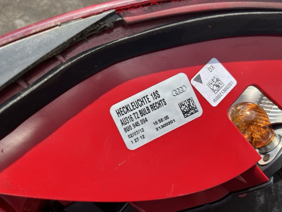 Audi Q3 стопове европейски с жълт мигач Кю 3 обикновенни крушки