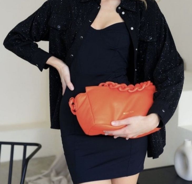 Кожена чанта Patrizia Pepe