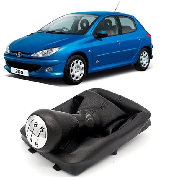 маншон с топка за скоростен лост  peugeot 206/406 / 5 скорости / ...