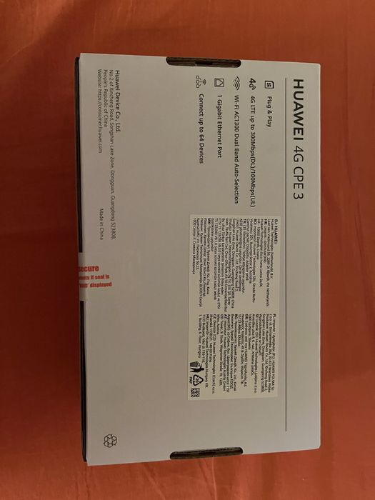 Router Wi-Fi cu cartela Huawei 4G CPE 3